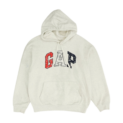 Gray Solid Hoodie Pullover