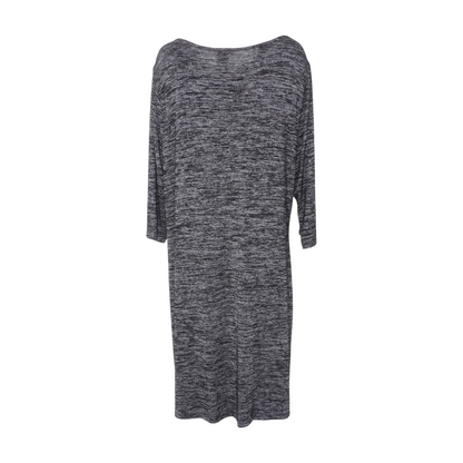 Black Plus Striped Midi Dress