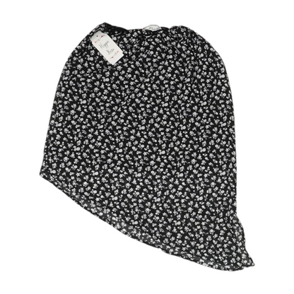 Black Floral Midi Skirt