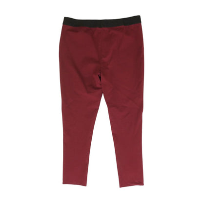 Maroon Solid Pants