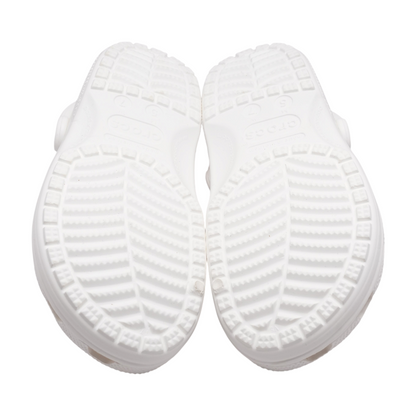 White Slip-On Flats