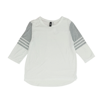 White Color Block Blouse