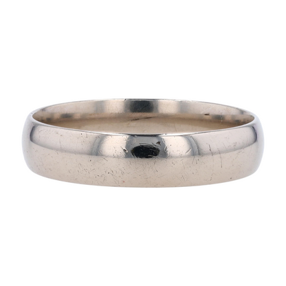 14K White Gold Band