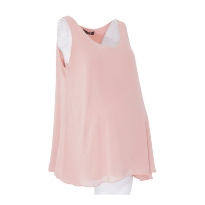 Peach Maternity Blouse