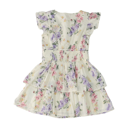Ivory Floral Dress