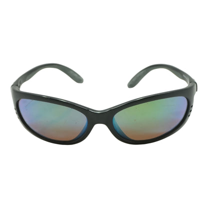 Black Fathom Oval Sunglasses