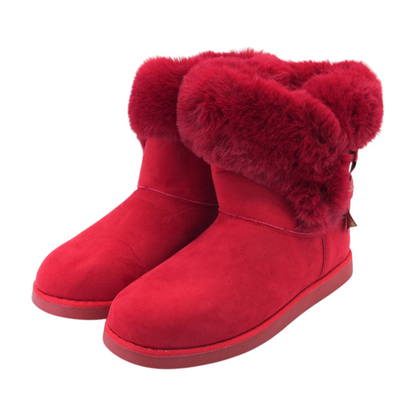 Red Winter Boots