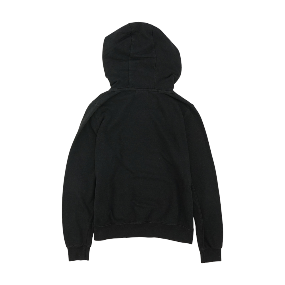 Black Solid Hoodie Pullover