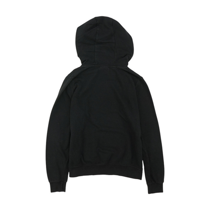 Black Solid Hoodie Pullover