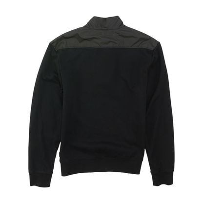 Black Solid 1/4 Zip Pullover