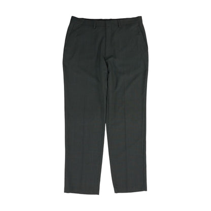 Charcoal Solid Dress Pants