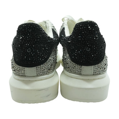 Silver Lace-Up Casual Shoes