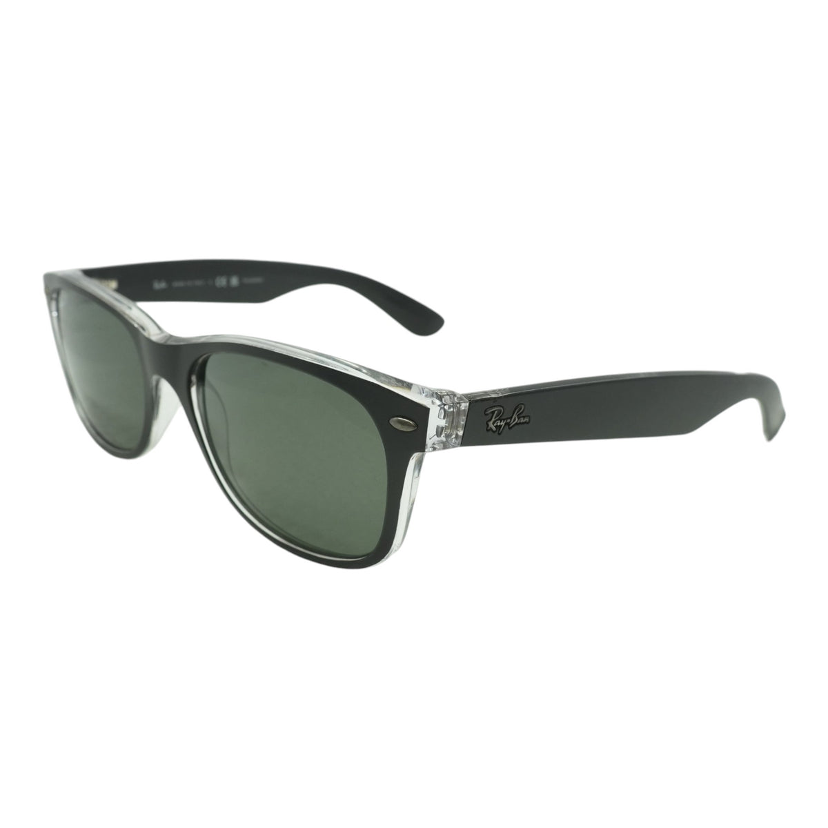 Black New Wayfarer Classic Oval Sunglasses