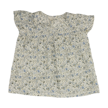 Beige Floral Blouse