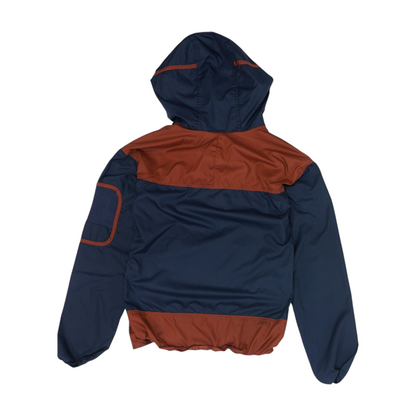 Navy Solid Rain Jacket
