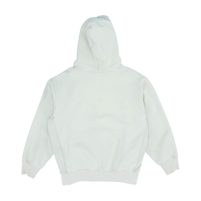 Beige Solid Hoodie Pullover