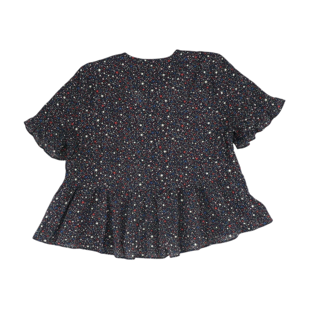 Black Graphic Button Down