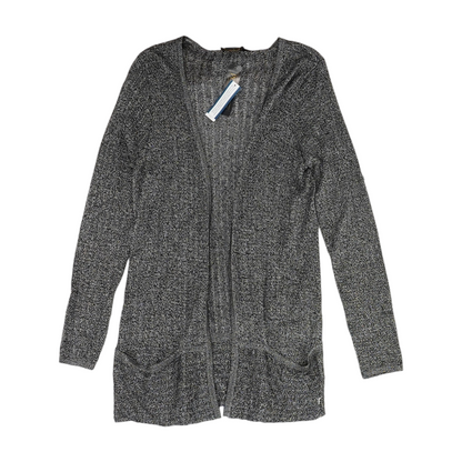 Black Abstract Cardigan Sweater