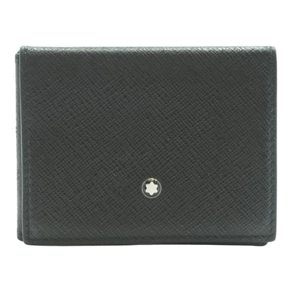 Black Sartorial Trio 4CC Leather Card Holder