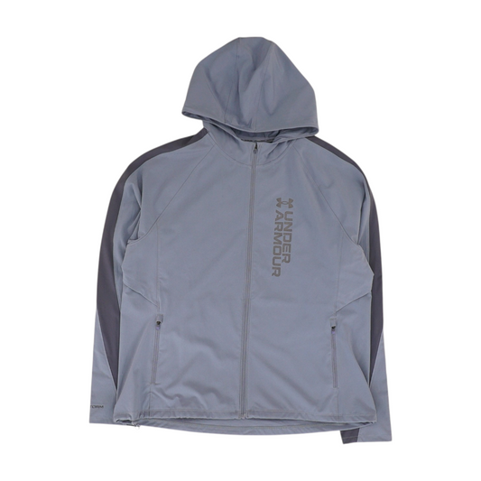 Blue Solid Active Jacket