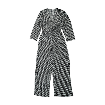 Black Petite Abstract Jumpsuit