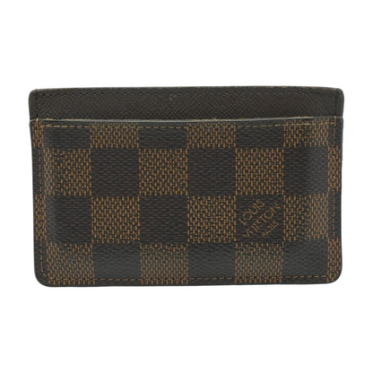 Damier Ebene Card Holder