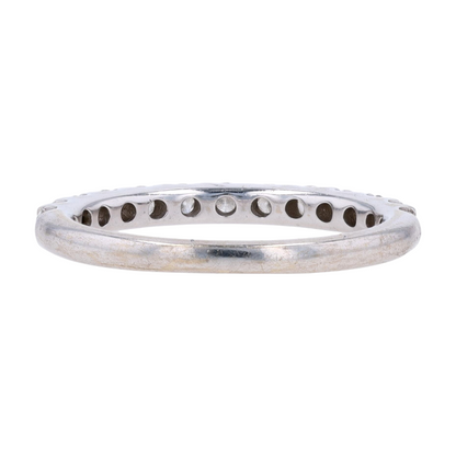 1/2 ctw 14K White Gold Diamond Band Ring