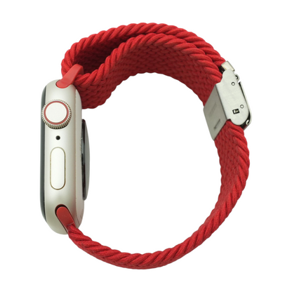 40mm Series SE 2 Starlight Smartwatch Punch Red Band S/M