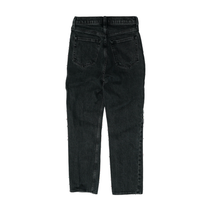 Black Straight Jeans