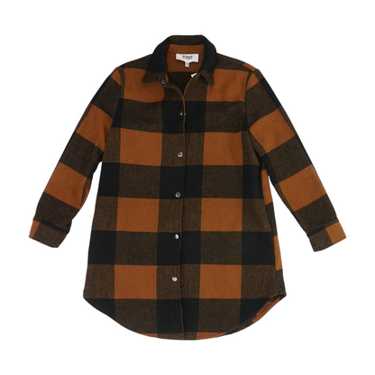 Brown Check Dress