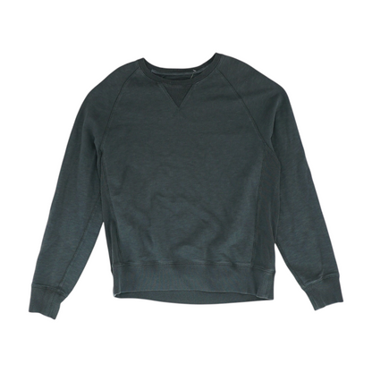 Gray Solid Sweatshirt Pullover