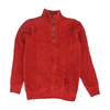 Red 1/4 Zip Sweater