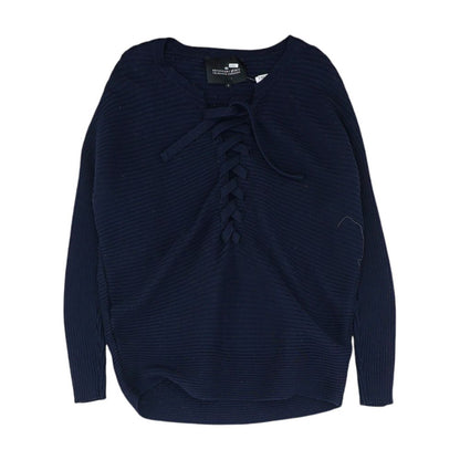 Navy Solid Sweater