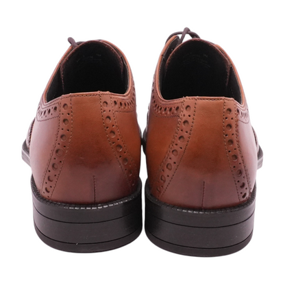 Brown Lace-Up Dress Shoes