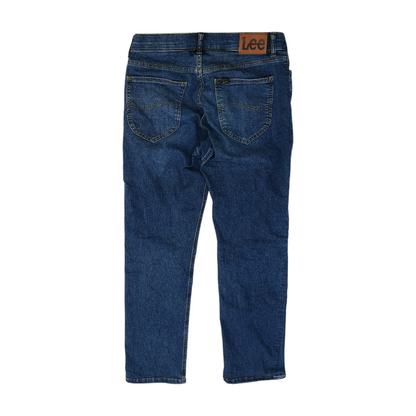 Navy Straight Jeans