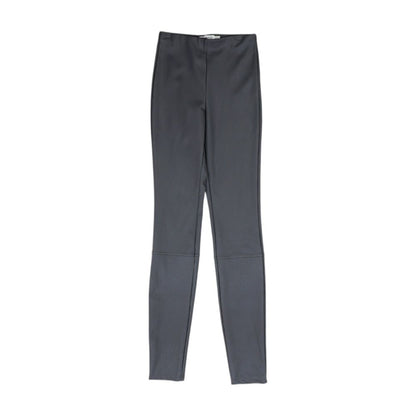 Gray Solid Leggings