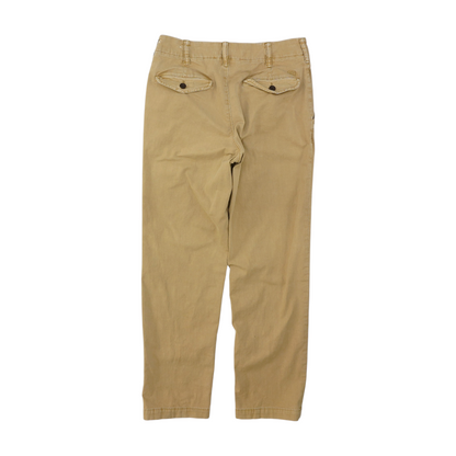 Khaki Straight Pants