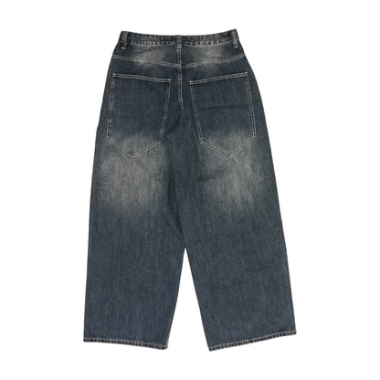 Blue Wide Leg Jeans