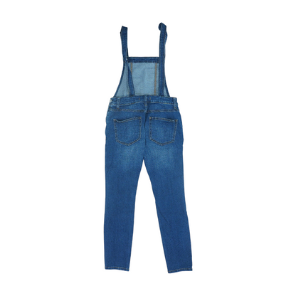 Blue Slim Overall Jeans