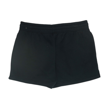 Black Solid Active Shorts