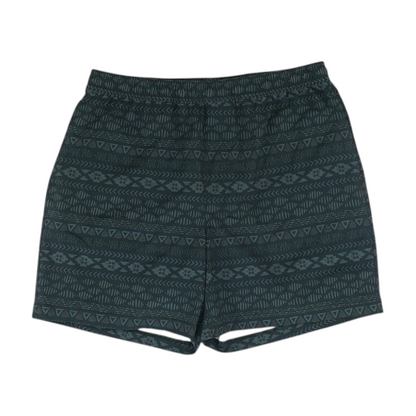 Black Print Swim Bottom