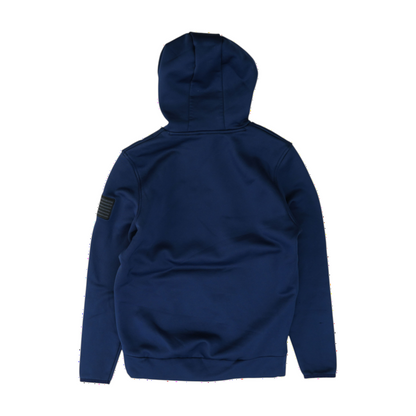 Navy Solid Hoodie Pullover