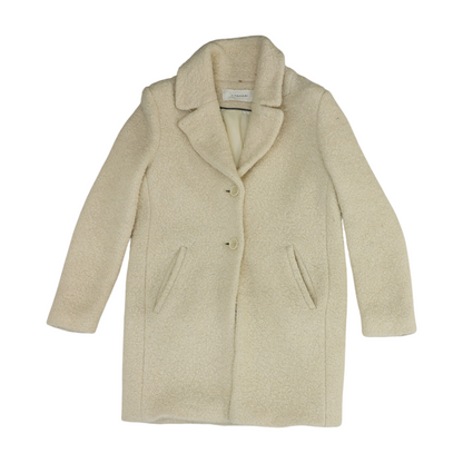 Beige Petite Solid Coat