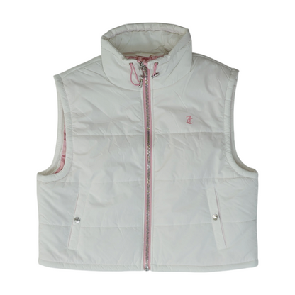 White Solid Vest