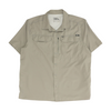 Gray Solid Outdoor Button Down