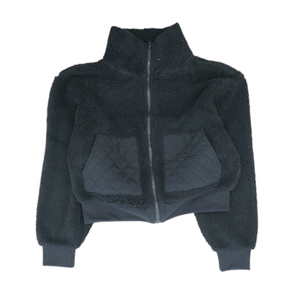 Black Solid Active Jacket