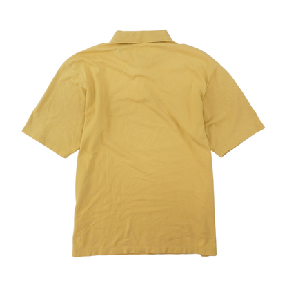 Yellow Solid Short Sleeve Polo