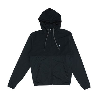 Black Solid Active Jacket