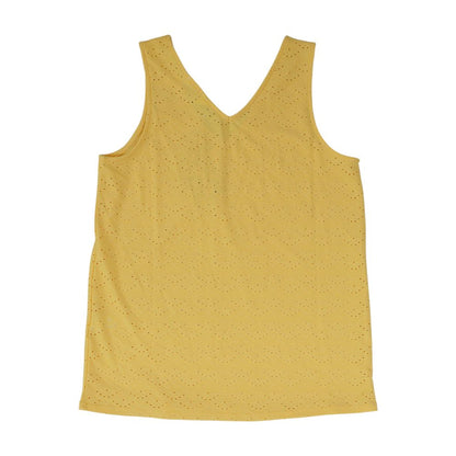 Yellow Eyelet Blouse