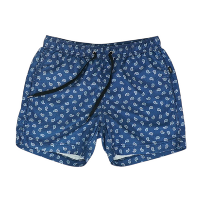 Blue Paisley Swim Bottom
